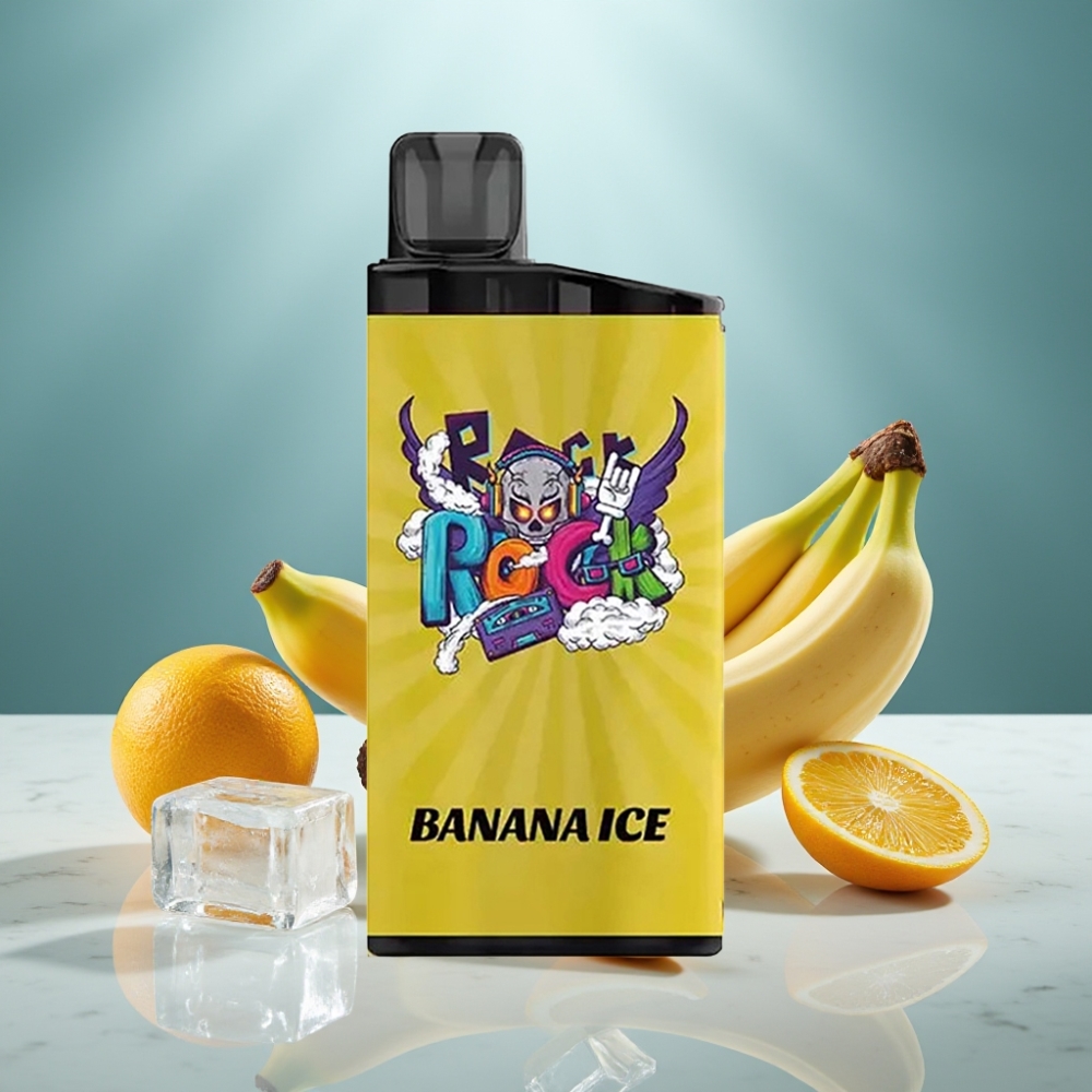 IGET Bar 3500 - Banana Ice: Der Geschmack der Süße mit langanhaltendem Genuss